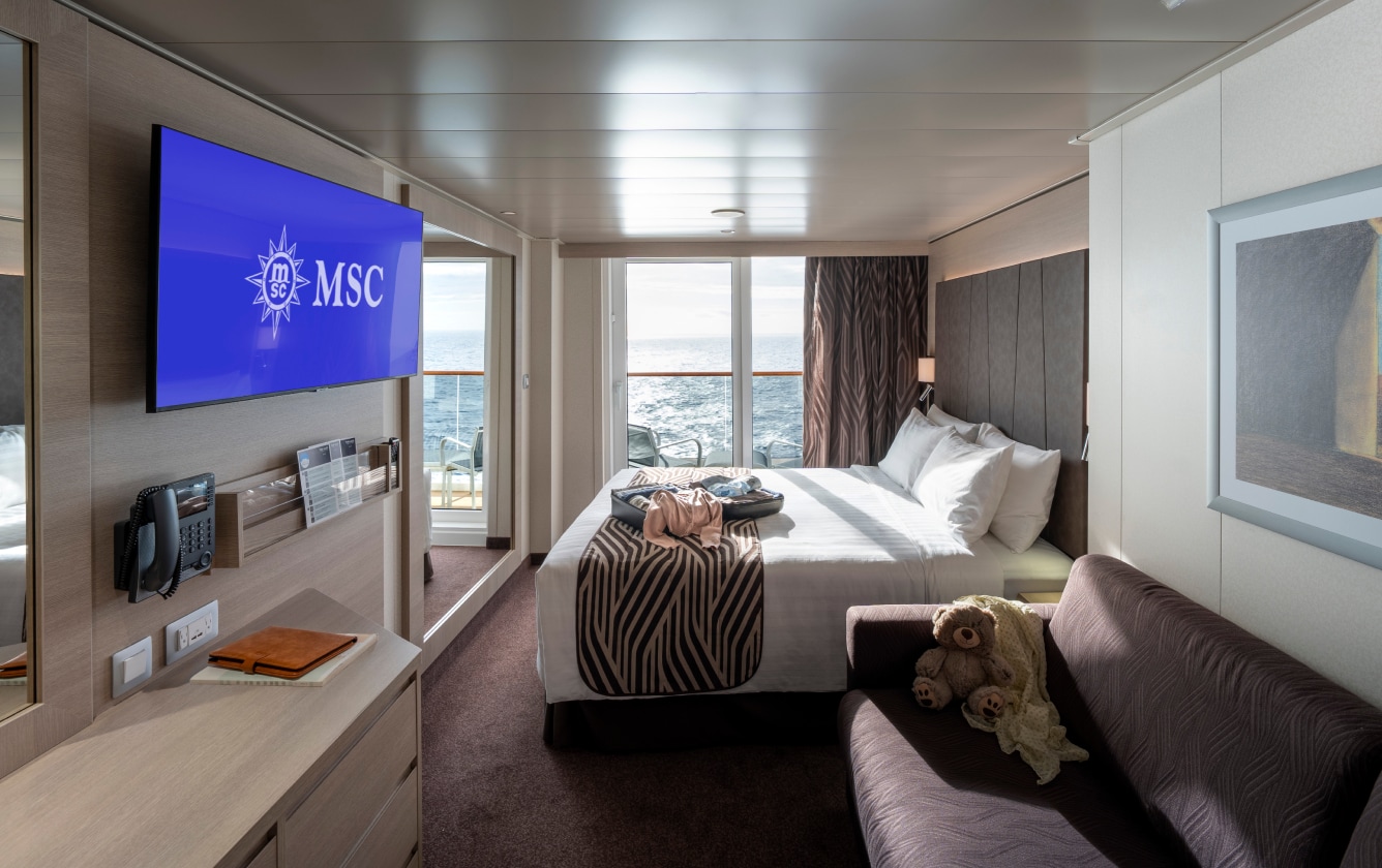 Balcony staterooms onboard MSC World America | MSC Cruises